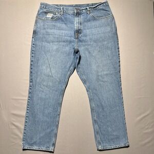 Cinch‎ Mens Blue High Rise Western Relaxed Fit Straight Denim Jeans Size 41x30
